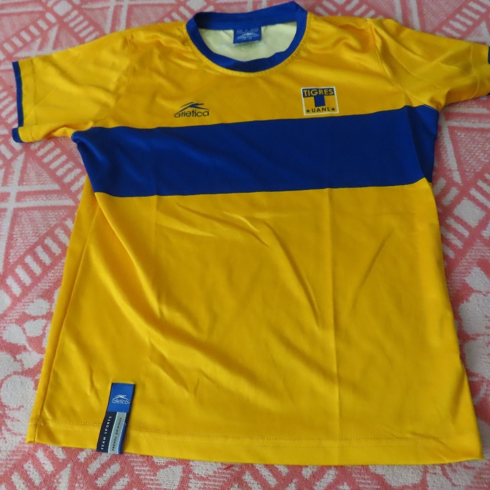 Tigres UANL atletica Soccer Jersey Yellow Size Youth XL